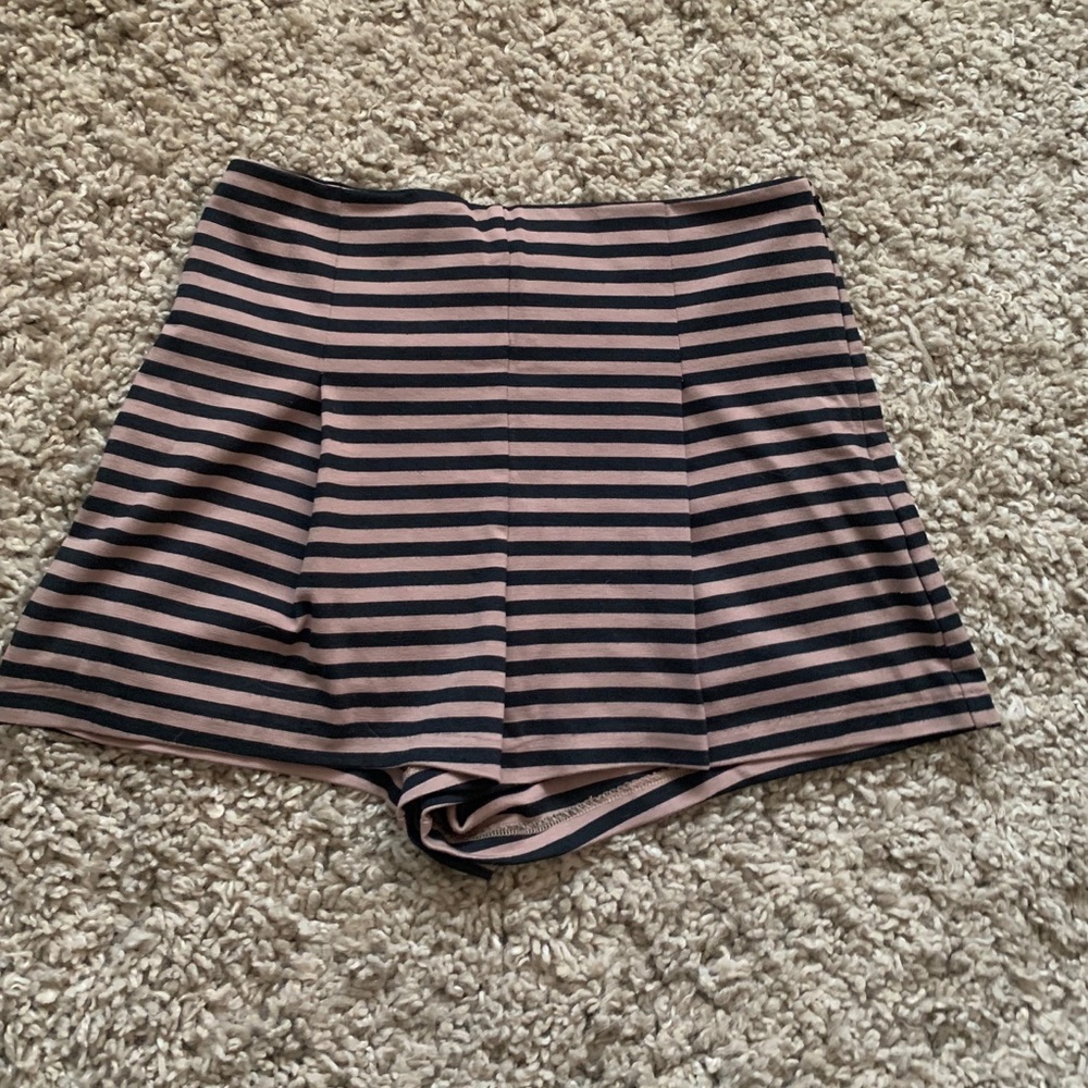 Free People Striped Shorts
